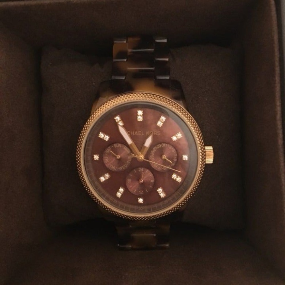 Michael Kors Tortoise Watch